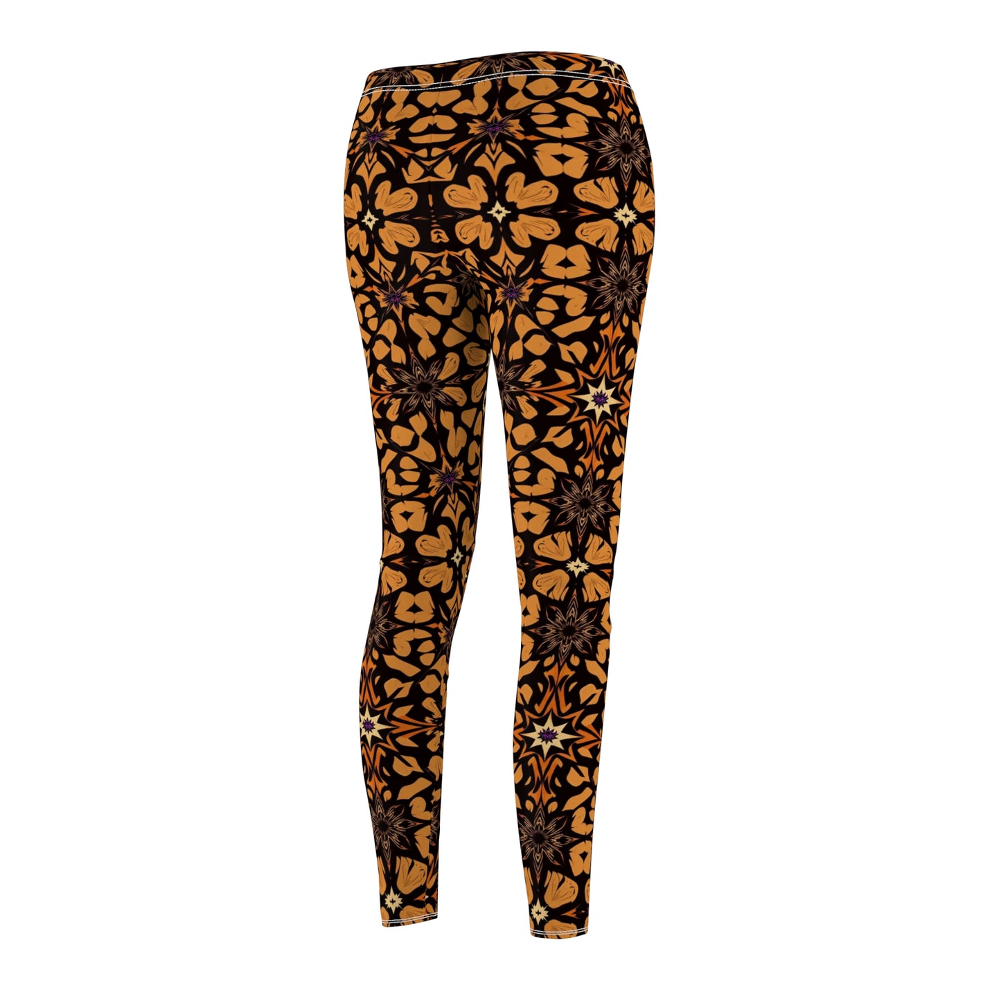 Stylish Floral Leggings - Casual Wear, Exercise, Yoga, Everyday Comfort, Gifts for Her