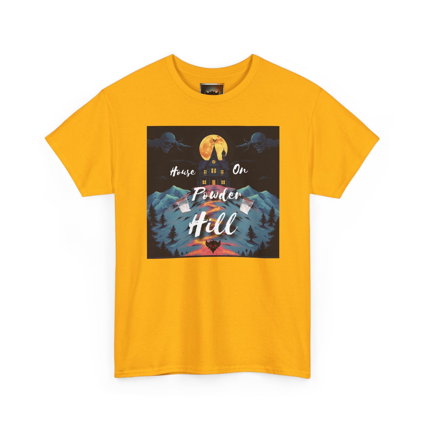 "House on Powder Hill" Inspirational Nature Tee, Adventure Shirt, Mountain Lover Gift, Outdoor Graphic Tee, Travel Shirt, Camping Apparel