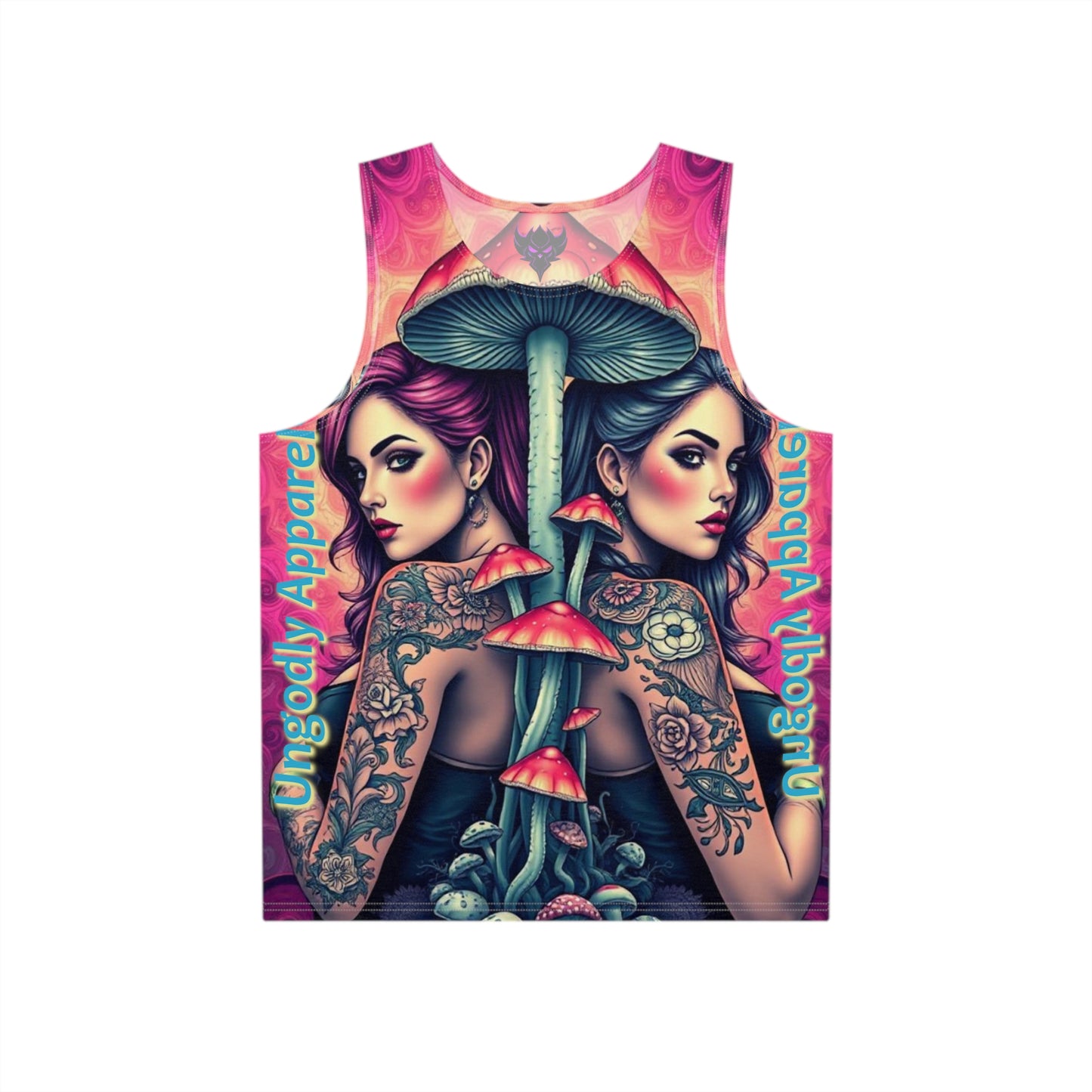 Psychedelic "Bitches and Boomers" Graphic Tank Top for Men - Ungodly Apparel
