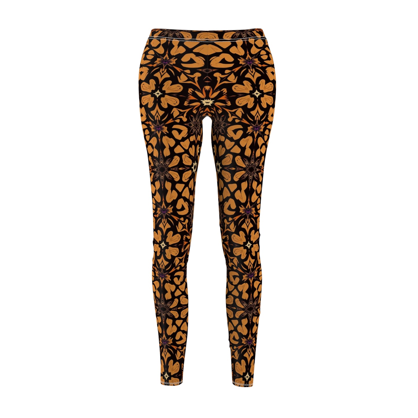 Stylish Floral Leggings - Casual Wear, Exercise, Yoga, Everyday Comfort, Gifts for Her