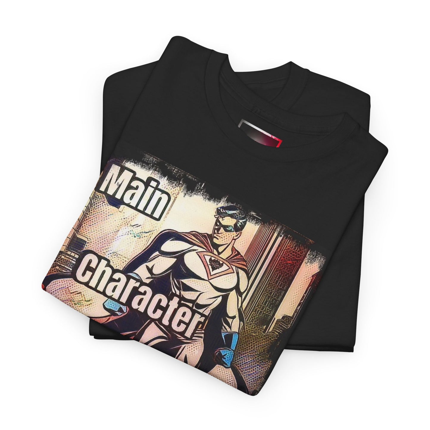 Main Character Energy T-Shirt — Retro Superhero Graphic Tee