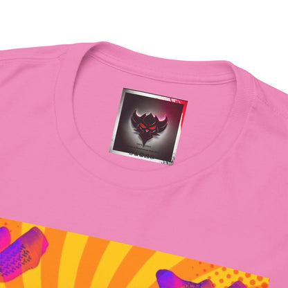 Graphic Tee — "Grippy Socks Grippy Box" Retro Heart Pop Art T-Shirt