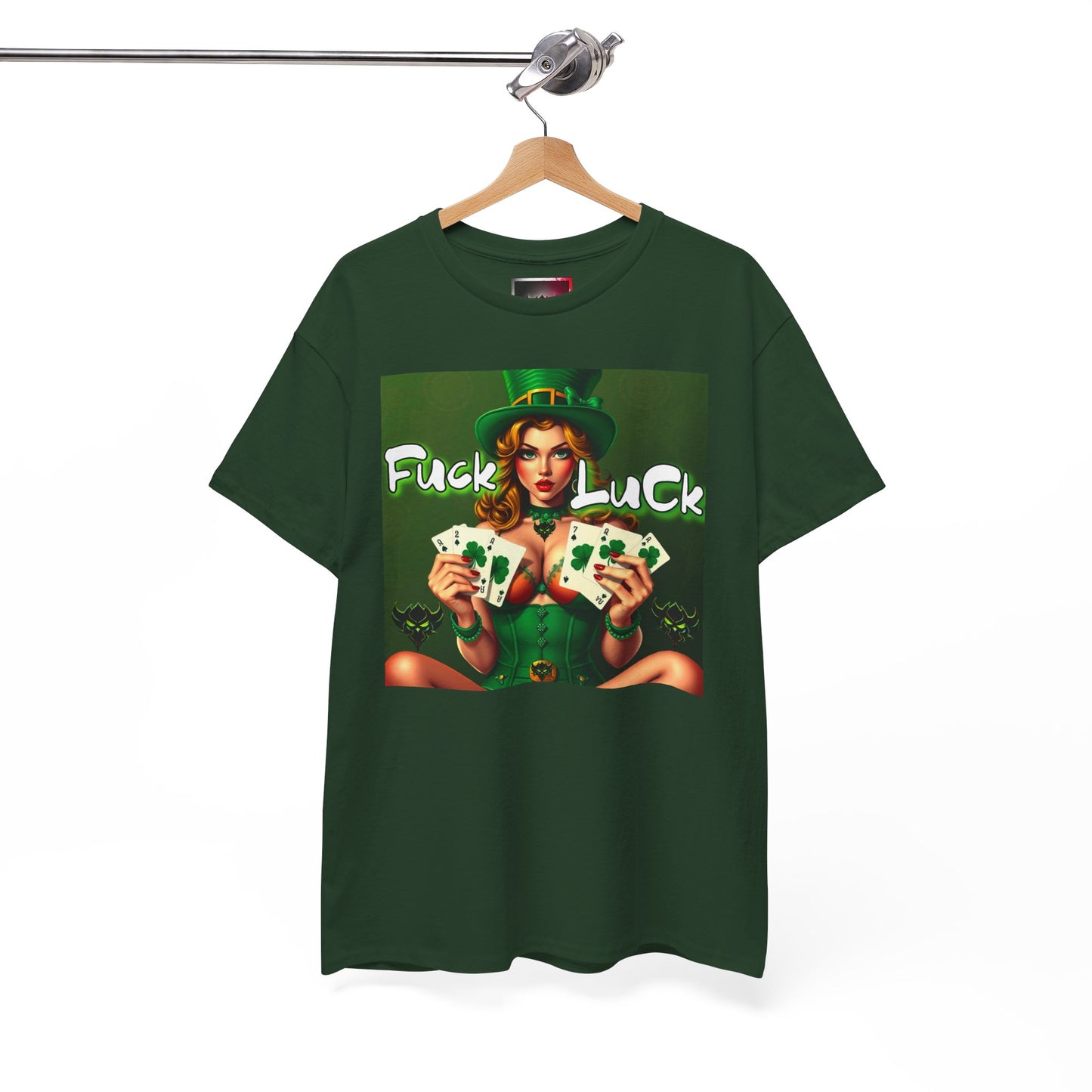 "F*ck Luck" Unisex Heavy Cotton Tee