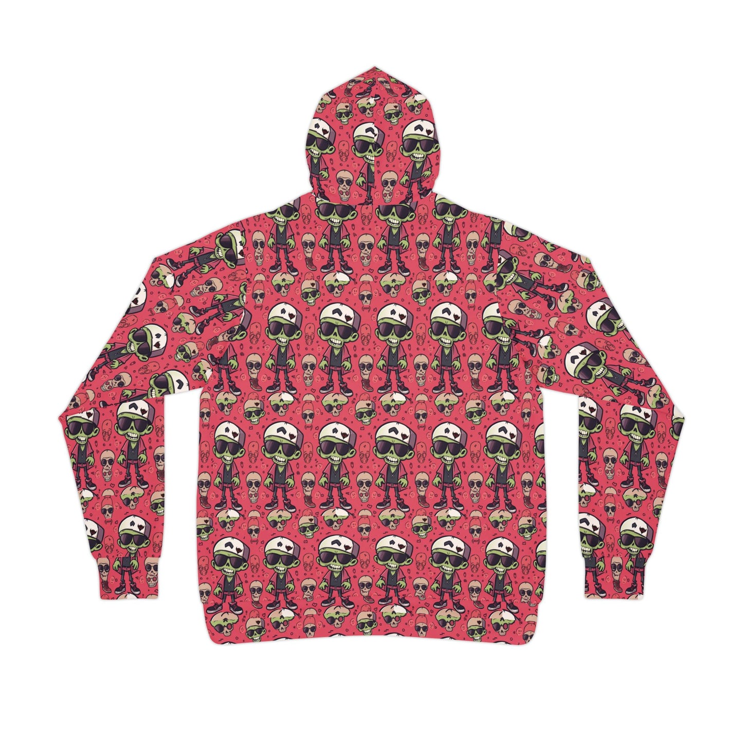 Vibrant ombie Athletic Hoodie, Unisex Hoodie, Halloween Sweater, Fashion Hoodie, Festival Wear, Unique Gift Idea