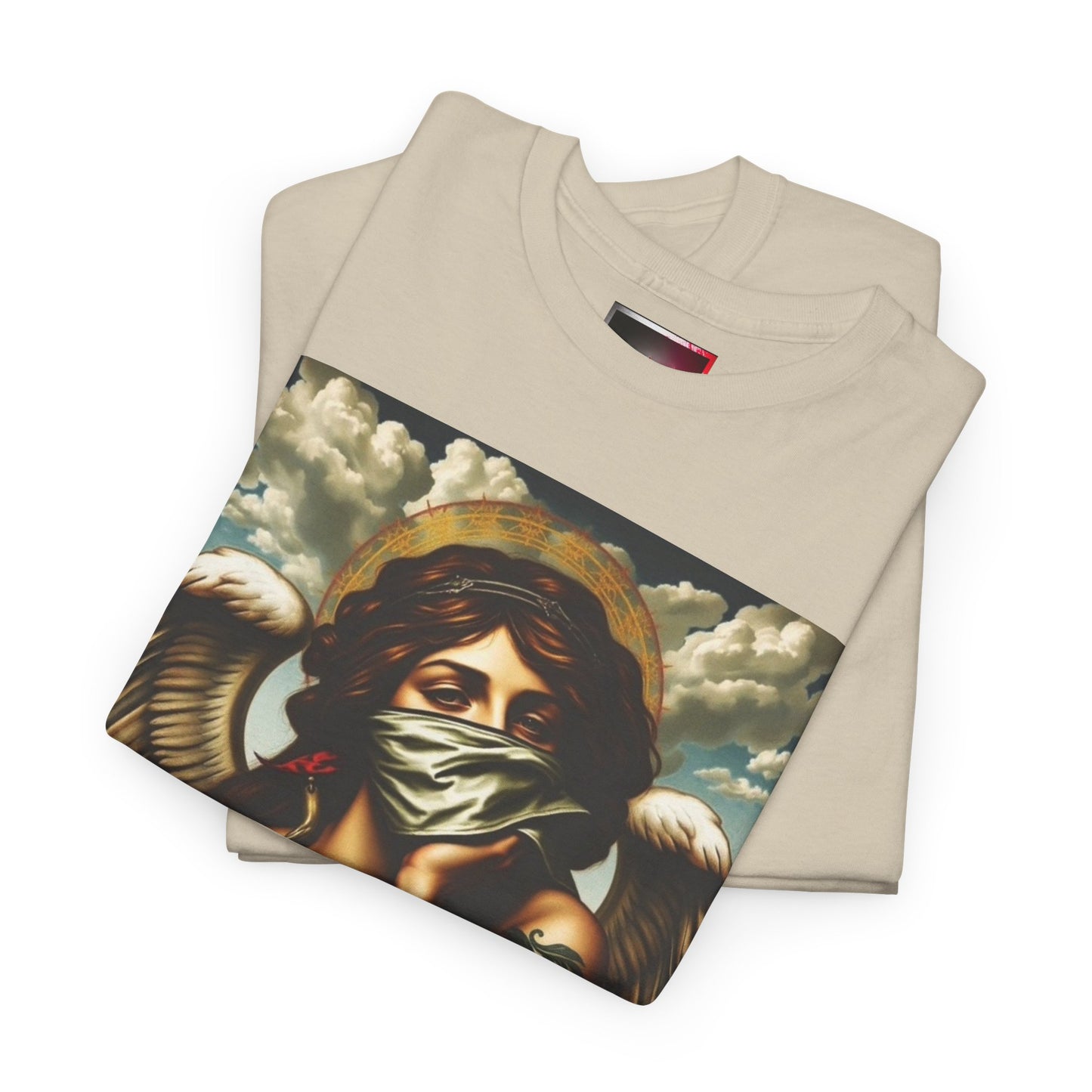 Angel Portrait Graphic Tee — 'Ungodly Apparel' Streetwear T-Shirt