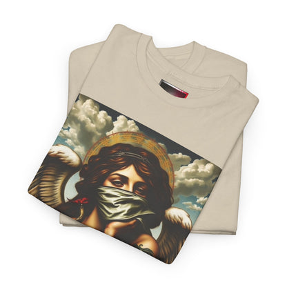 Angel Portrait Graphic Tee — 'Ungodly Apparel' Streetwear T-Shirt