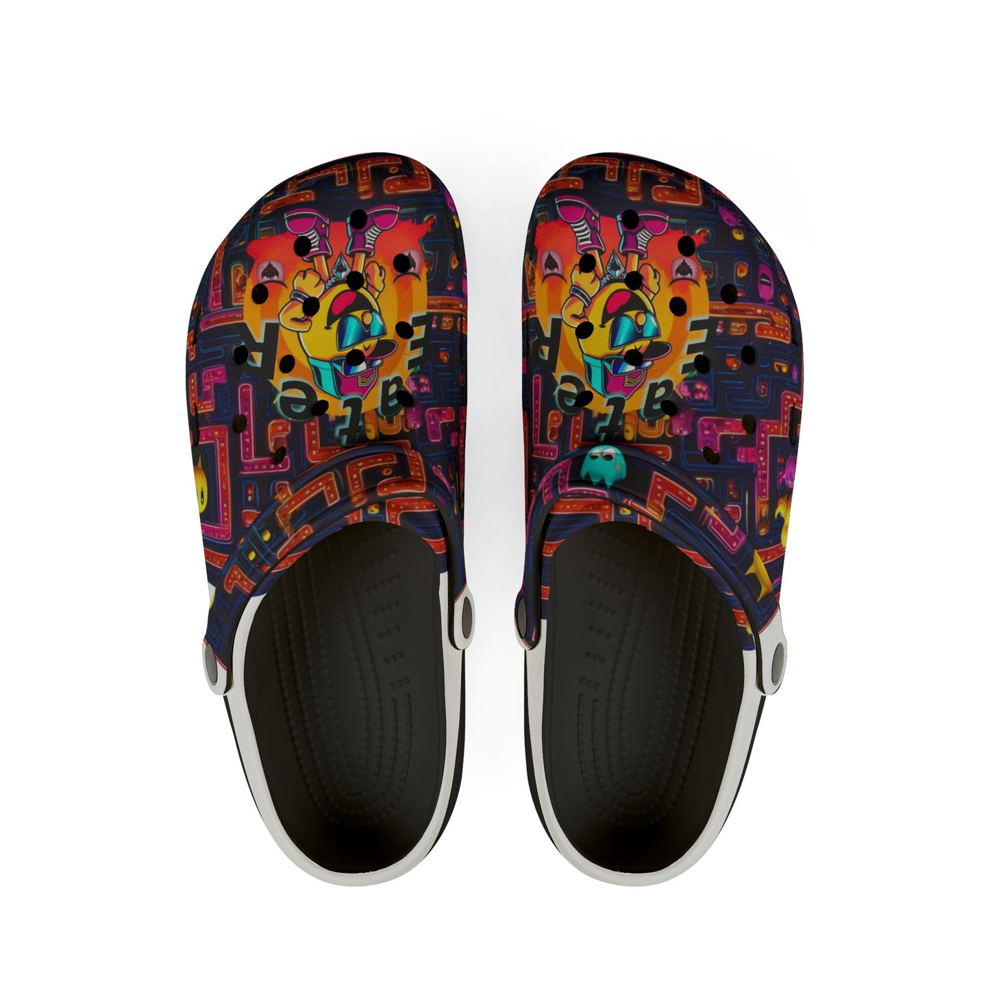 "Eater" Colorful Cartoon EVA Foam Rubber Shoes - Comfortable Casual Footwear
