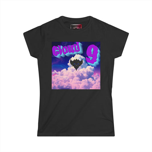 Cloud 9 Women's Softstyle Tee - Dreamy Pastel Graphic Tee for Chill Vibes