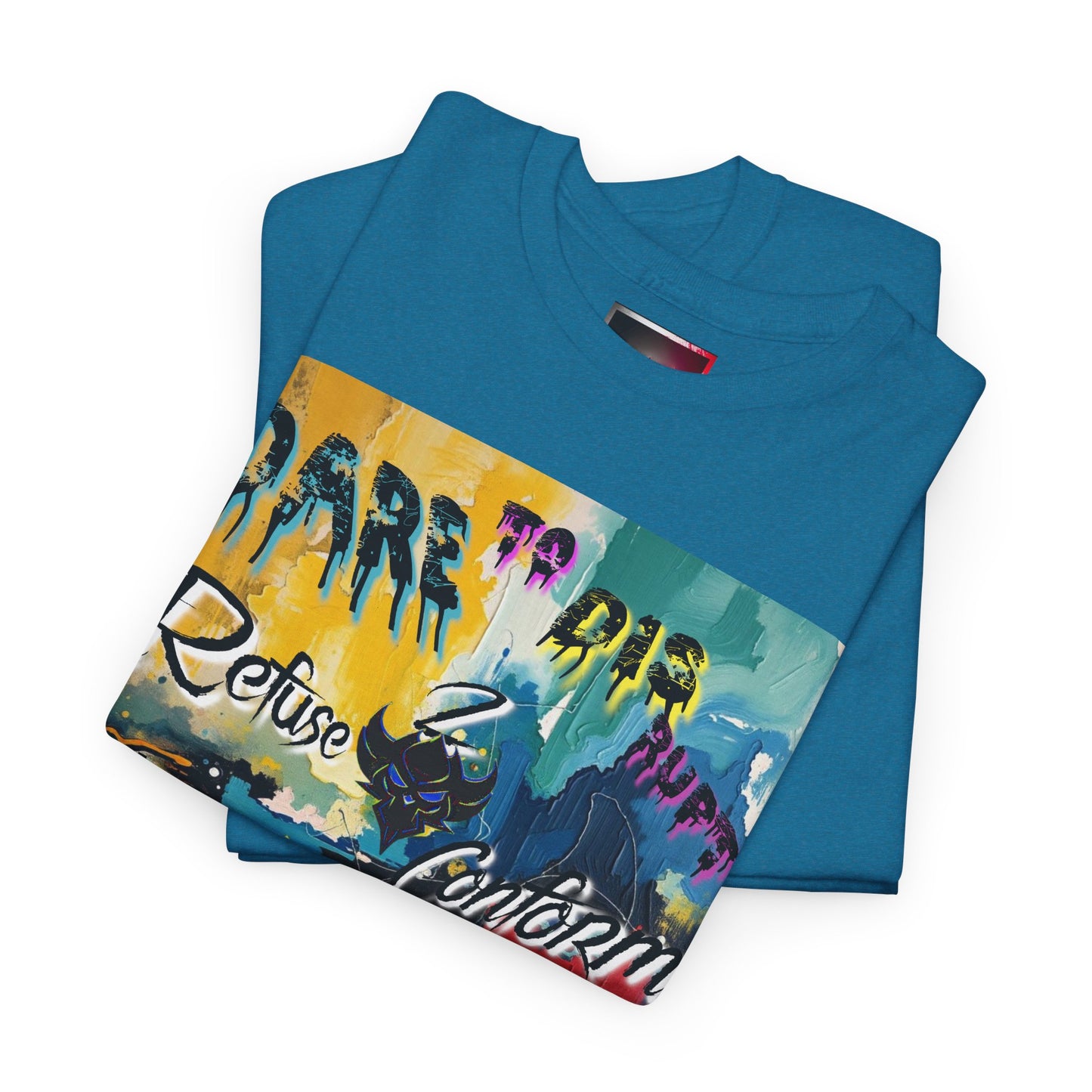 Bold Message Unisex Heavy Cotton Tee - "Dare to be Ungodly" T-Shirt