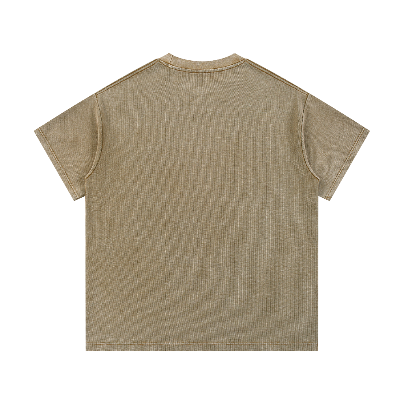 Ungodly Slogan Mineral Wash Waffle Knit T-Shirt