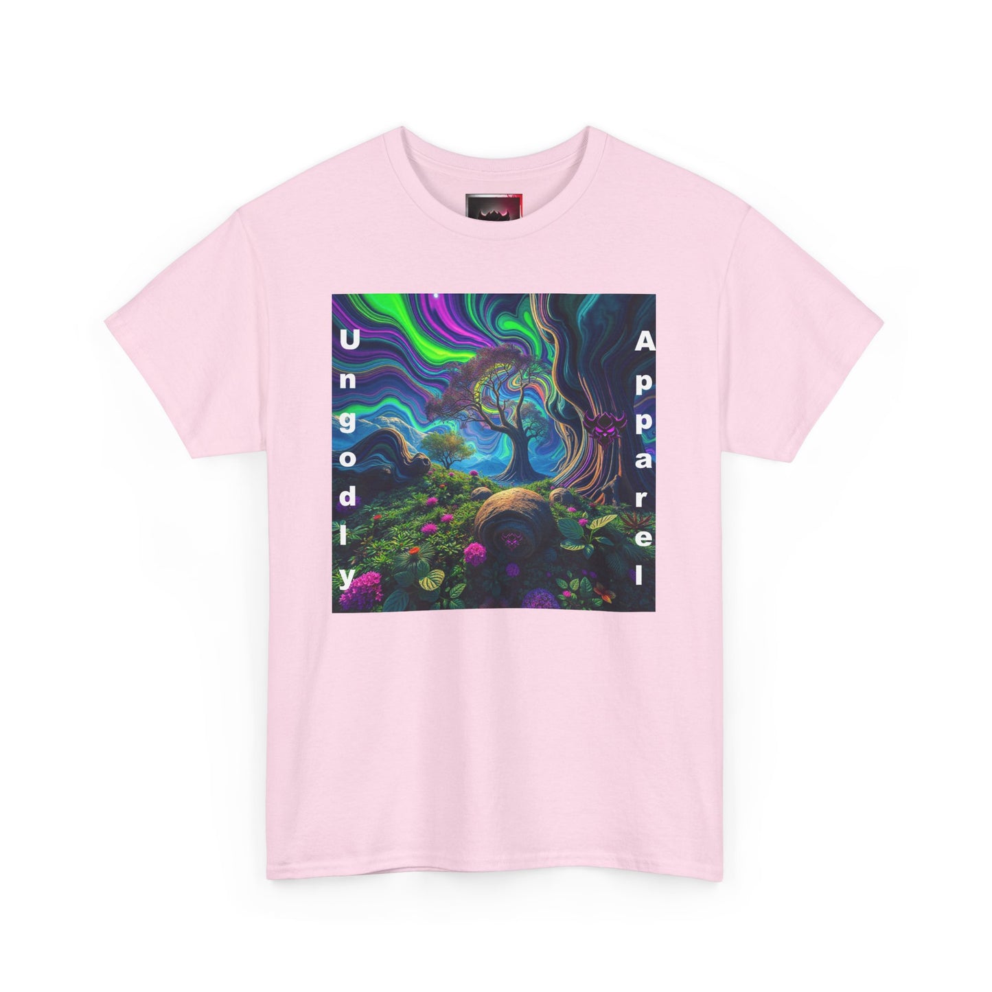 Ungodly Apparel Unisex Heavy Cotton Tee - Vibrant Nature Design