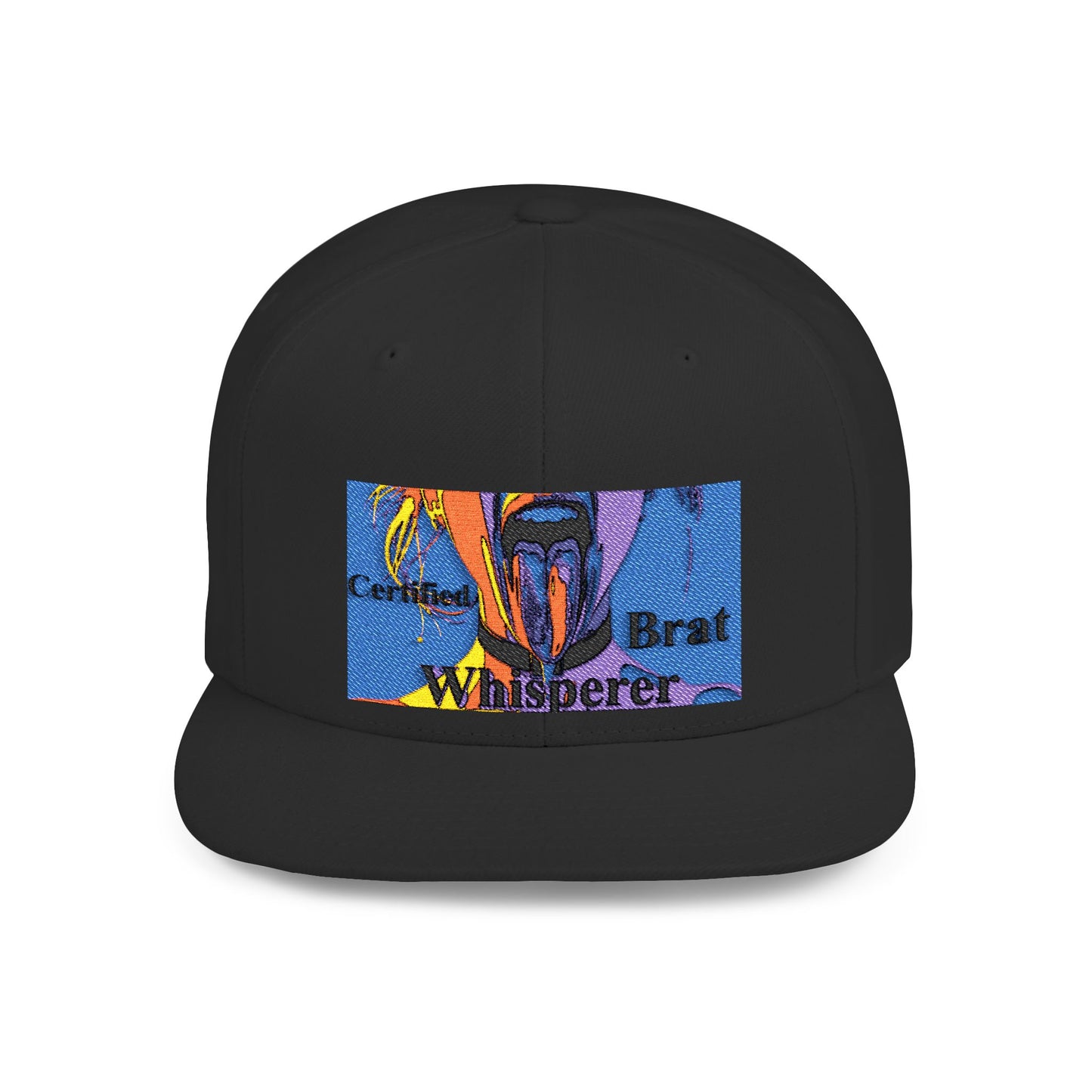 "Certified Brat Whisperer" Snapback Cap - Stylish Flat Bill Hat for Trendsetters