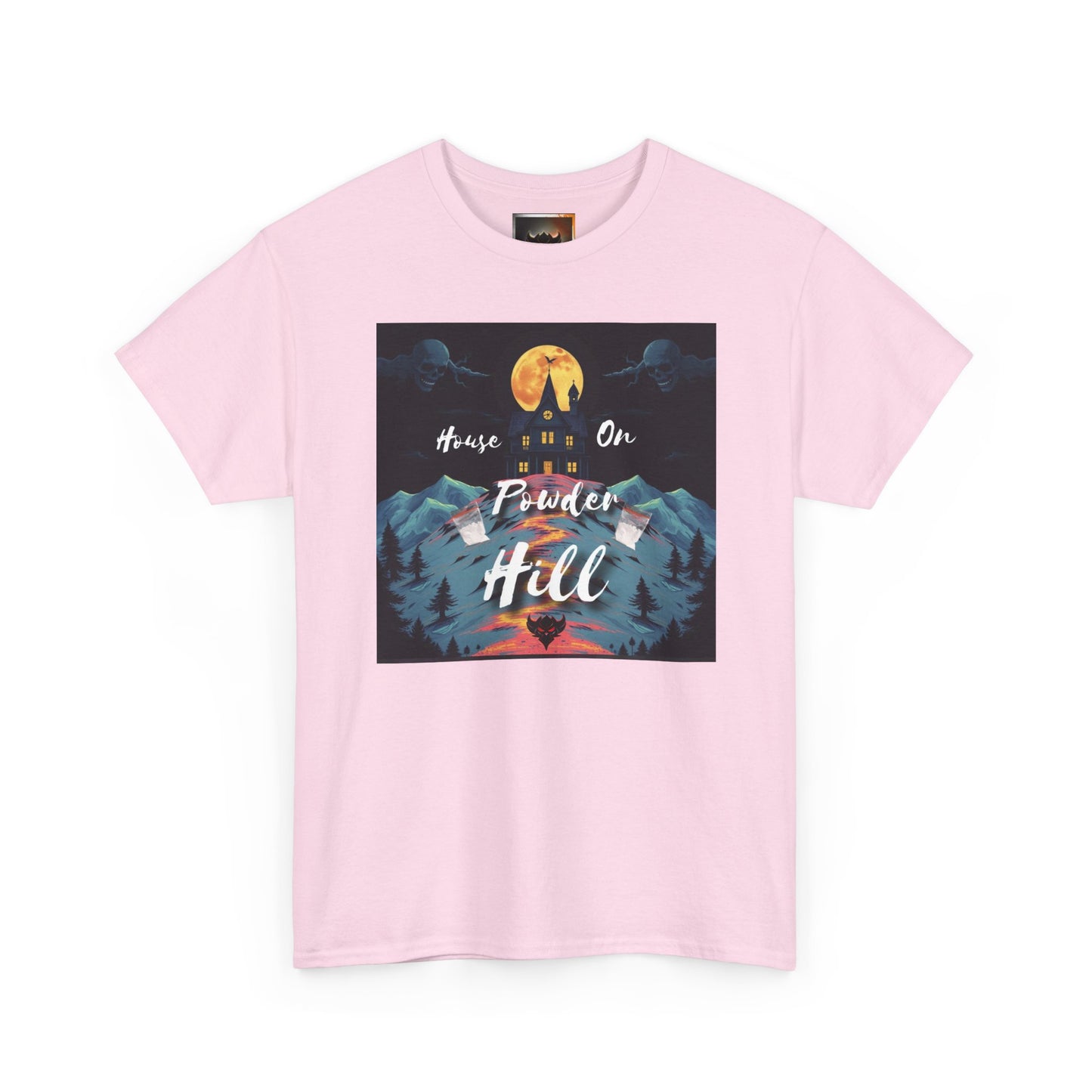 "House on Powder Hill" Inspirational Nature Tee, Adventure Shirt, Mountain Lover Gift, Outdoor Graphic Tee, Travel Shirt, Camping Apparel