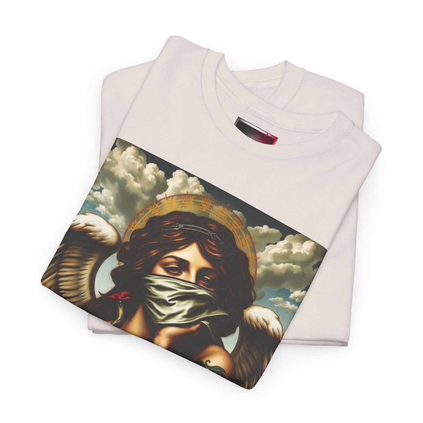 Angel Portrait Graphic Tee — 'Ungodly Apparel' Streetwear T-Shirt