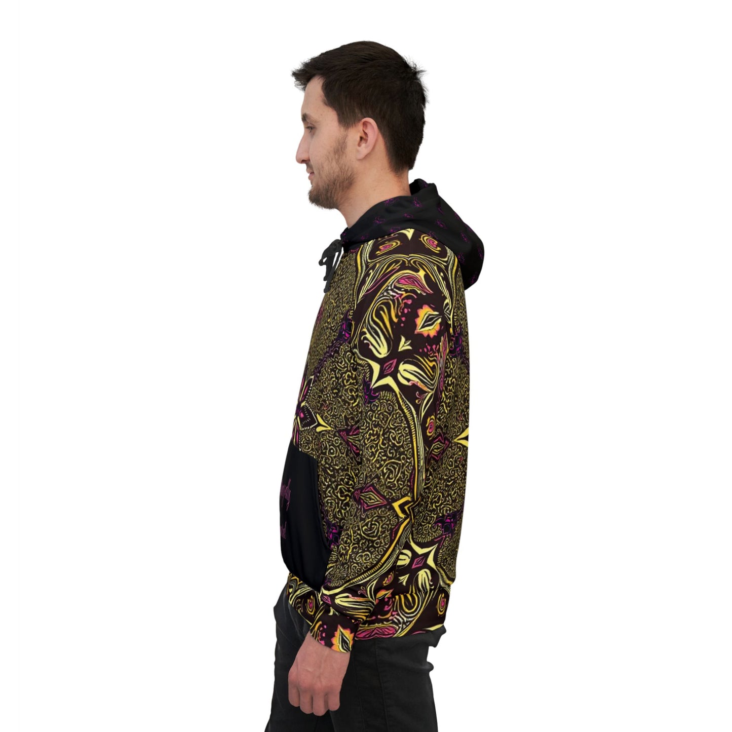 "Ungodly Paisley Bandana Hoodie" Bold Patterned Athletic Hoodie for Active Style, Fitness Wear, Trendy Sportswear, Unique Gift, Everyday Comfort