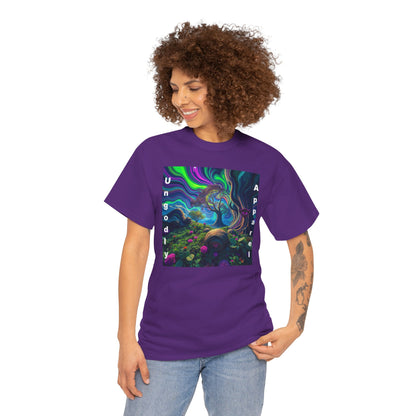 Ungodly Apparel Unisex Heavy Cotton Tee - Vibrant Nature Design
