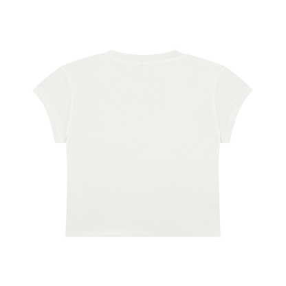 "Bad and Sad" Women's Slim-Fit Cropped T-Shirt