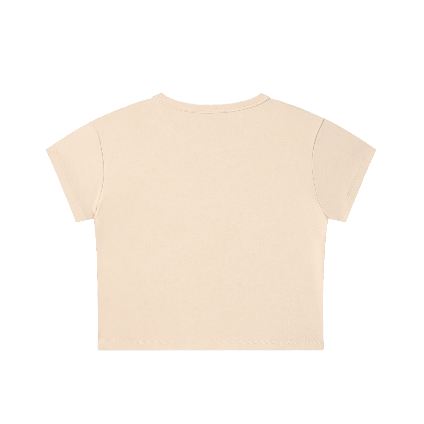 "Feral, Not Fragile" Snow Washed Crop Top