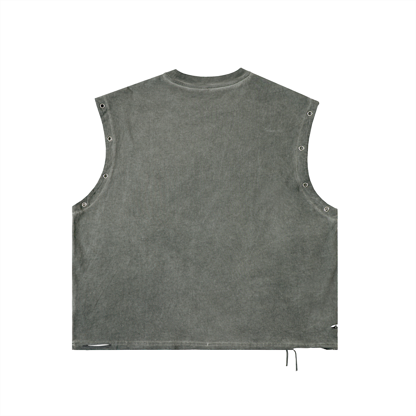 "4:20 Ungodly Logo" Distressed Grommet Eyelet Tank Top