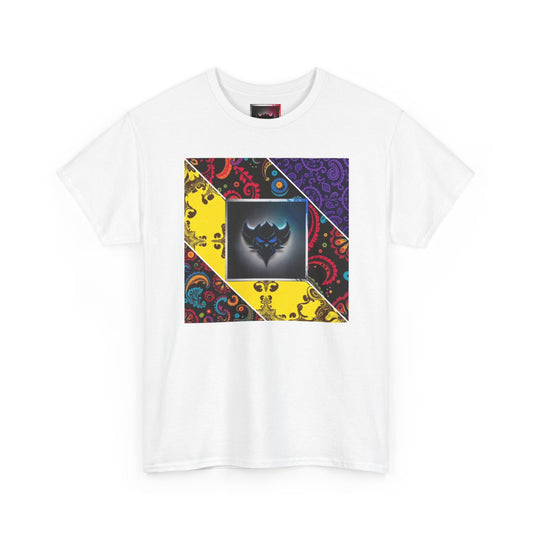 Patchwork Bandana Tee – Psychedelic Bandana Patchwork T-Shirt with Ungodly Apparel Logo
