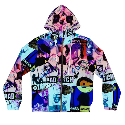 Vibrant Graphic Women's Hoodie - Bad Bitch Collection