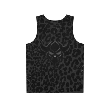 Men's Tank — Black Leopard Ungodly Logo