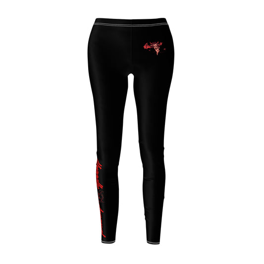 Bold Graphic Women's Leggings, Casual Activewear, Stylish Exercise Pants, Unique Fitness Leggings, Gifts for Her, Everyday Comfort Leggings
