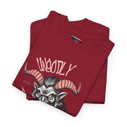 Krampus Graphic Tee — 'Wooly Anarch' Vintage Punk Shirt