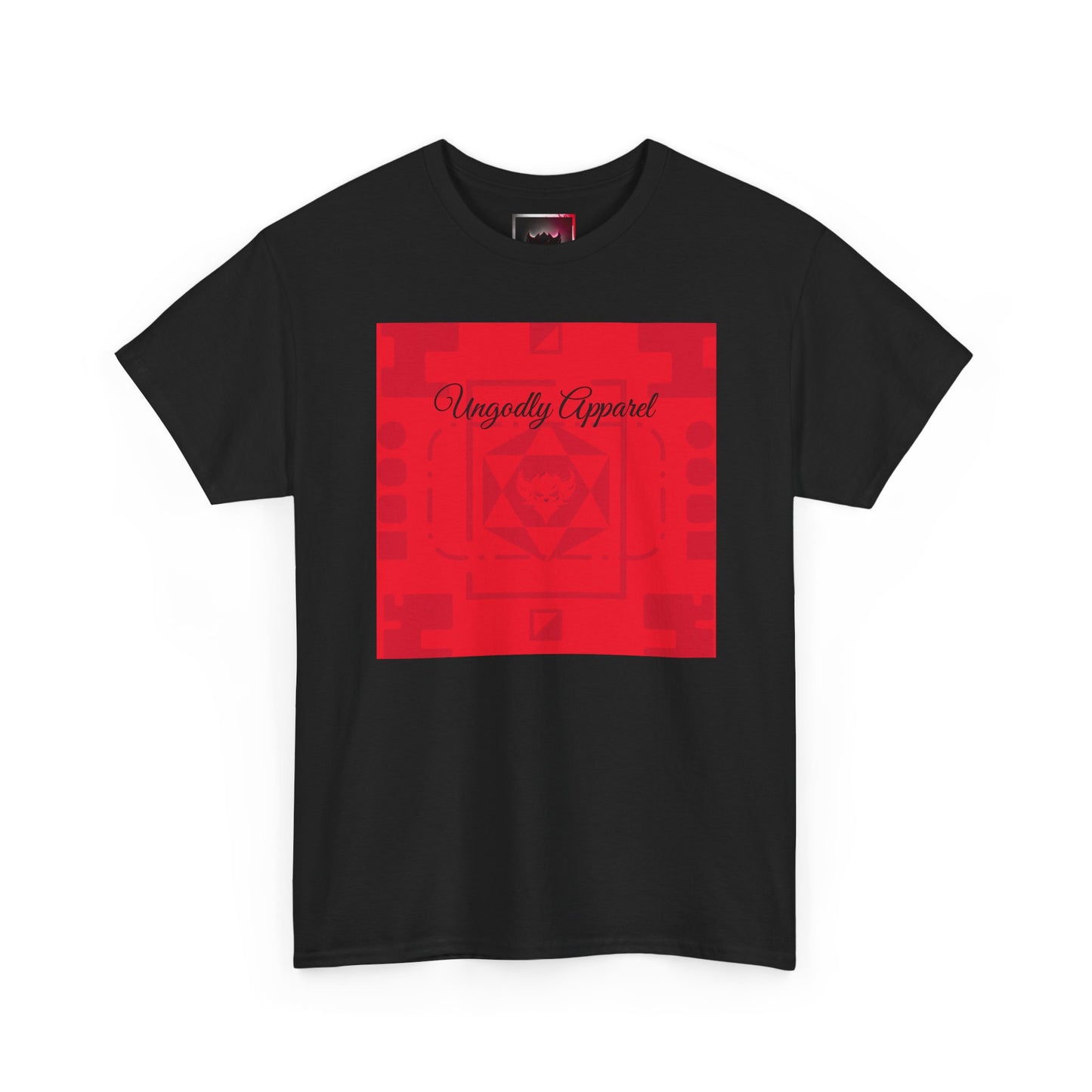 Ungodly Apparel Red Square Graphic Tee