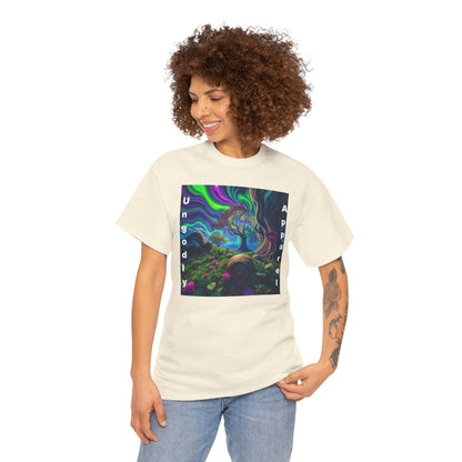 Ungodly Apparel Unisex Heavy Cotton Tee - Vibrant Nature Design