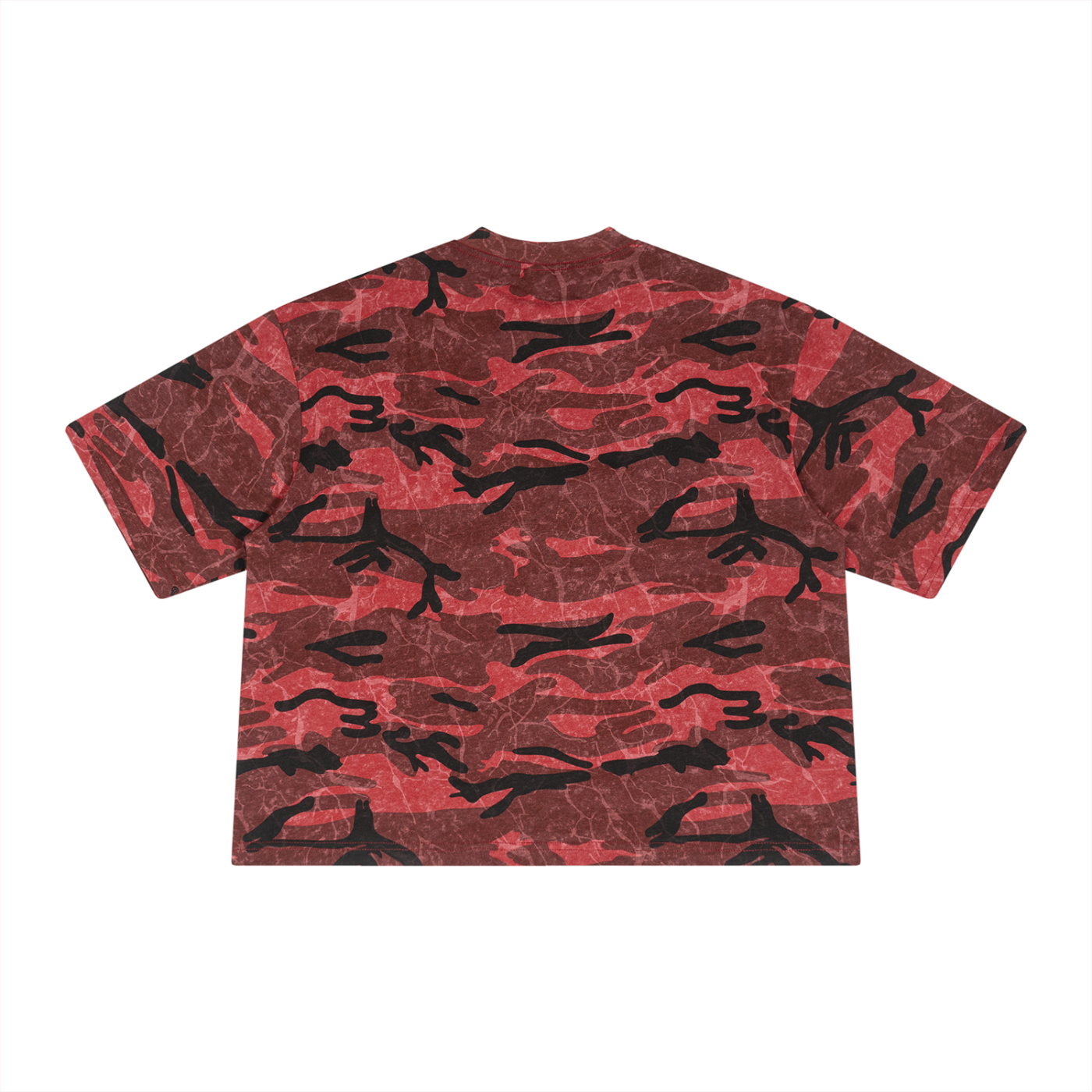 Ungodly Pinups Unisex Boxy Camo Print T-Shirt