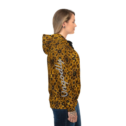 Sunflower Patterned Athletic Hoodie - Unisex Floral Sports Apparel, Gift for Nature Lovers, Trendy Fitness Wear, Casual Spring Style, Unique [...]