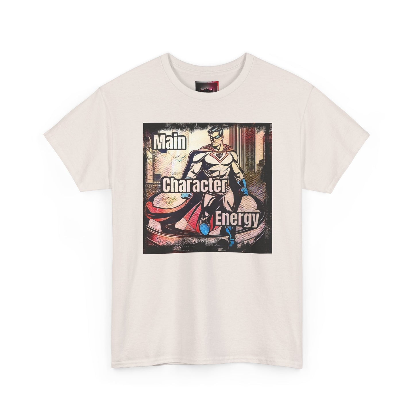 Main Character Energy T-Shirt — Retro Superhero Graphic Tee