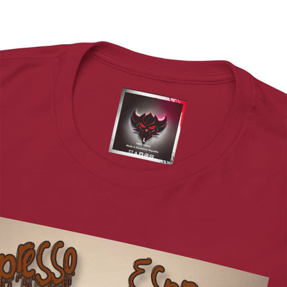 Unisex Heavy Cotton Tee - "Depresso Espresso" Graphic Shirt