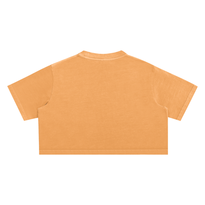 "Untamed" Snow Washed Crop Top