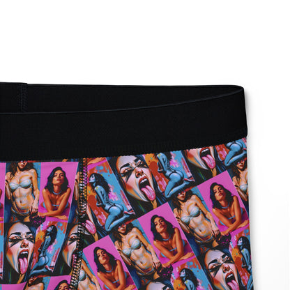 "Kink" Vibrant Graphic Men's Boxers - Fun and Playful Design