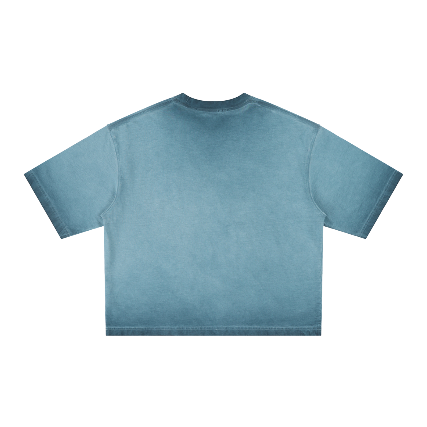 Unisex "Ungodly Apparel Slogan"  Reverse Dyed Boxy T-Shirt