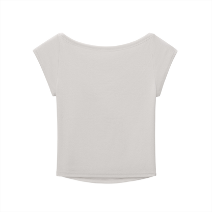 Half Hearted Essential Wide Neck Baby T-shirt
