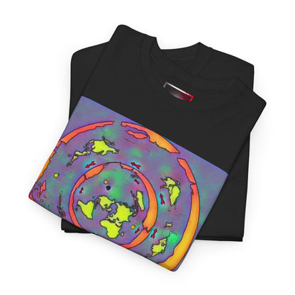Psychedelic Flat Earth T-Shirt