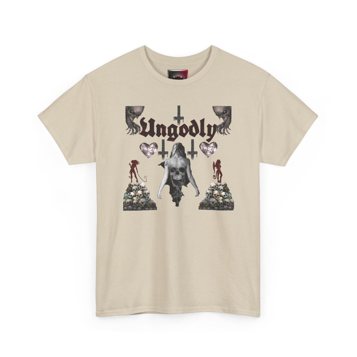Ungodly Skull Gothic T-Shirt