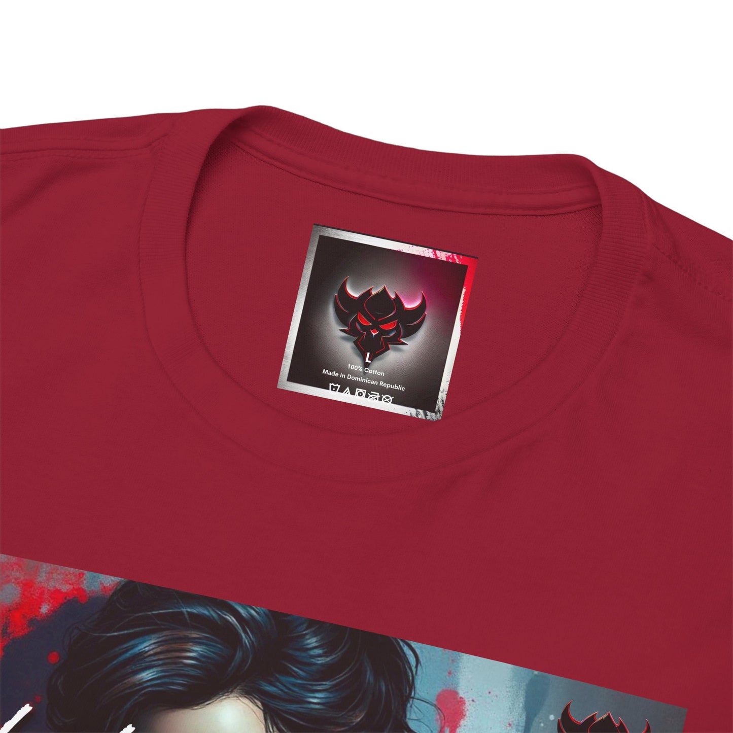 Edgy Tattoo Art Unisex Heavy Cotton Tee - "Locked Inn" Graphic T-Shirt