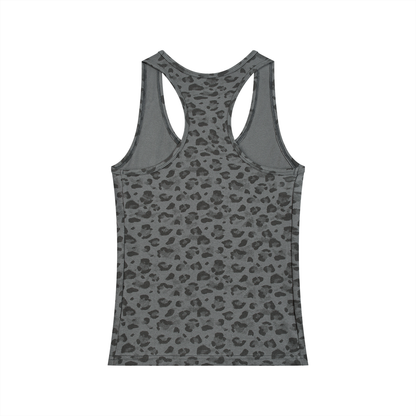 "Stabbed in the Heart" Women’s Leopard print Tank Top