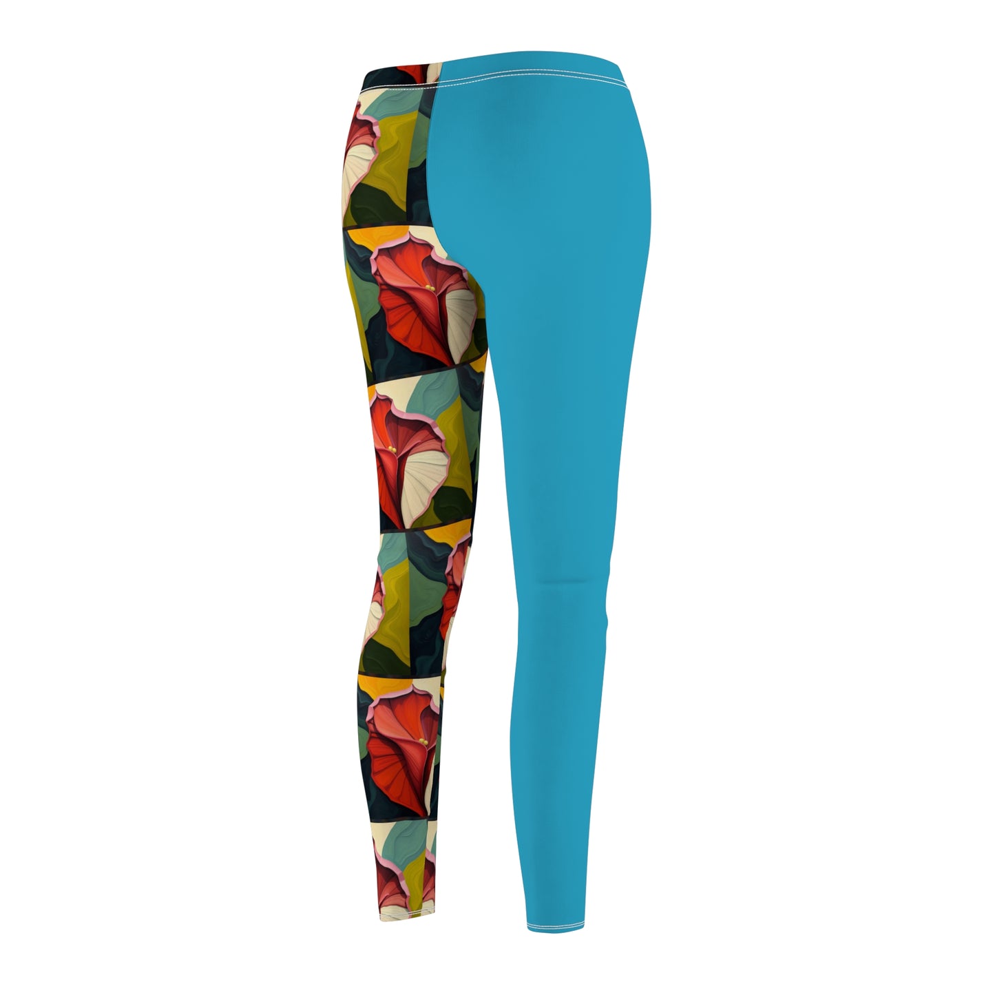 Floral Print Casual Leggings for Women - Stylish & Comfortable Activewear