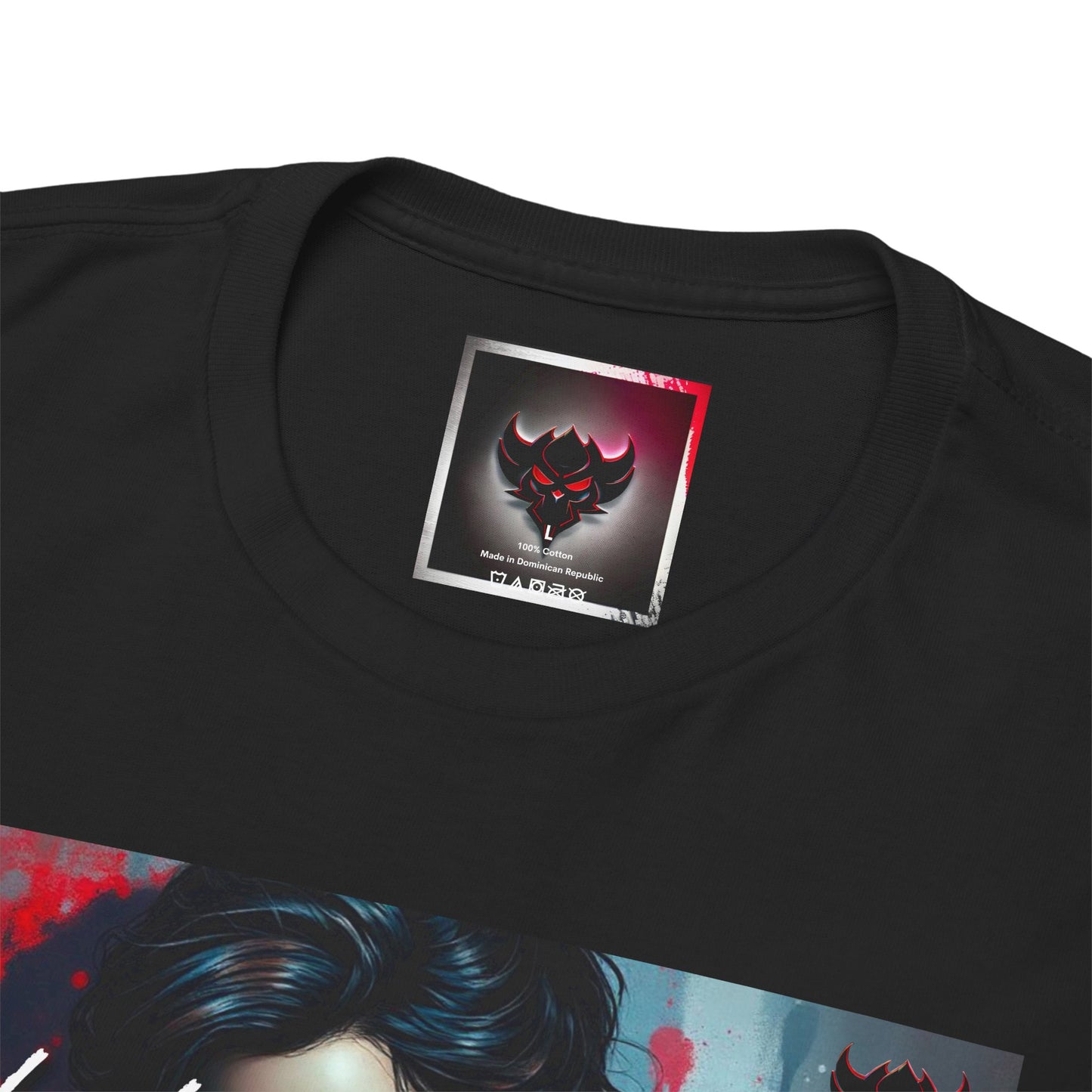 Edgy Tattoo Art Unisex Heavy Cotton Tee - "Locked Inn" Graphic T-Shirt