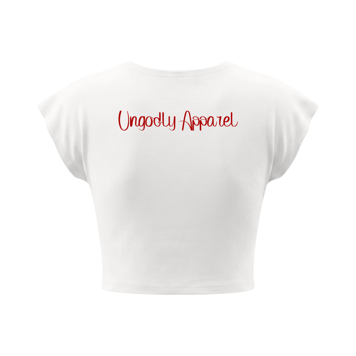Women's Slim Crop T-Shirt "Villain Era"