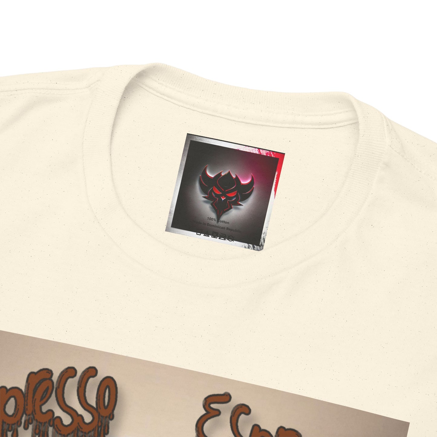 Unisex Heavy Cotton Tee - "Depresso Espresso" Graphic Shirt