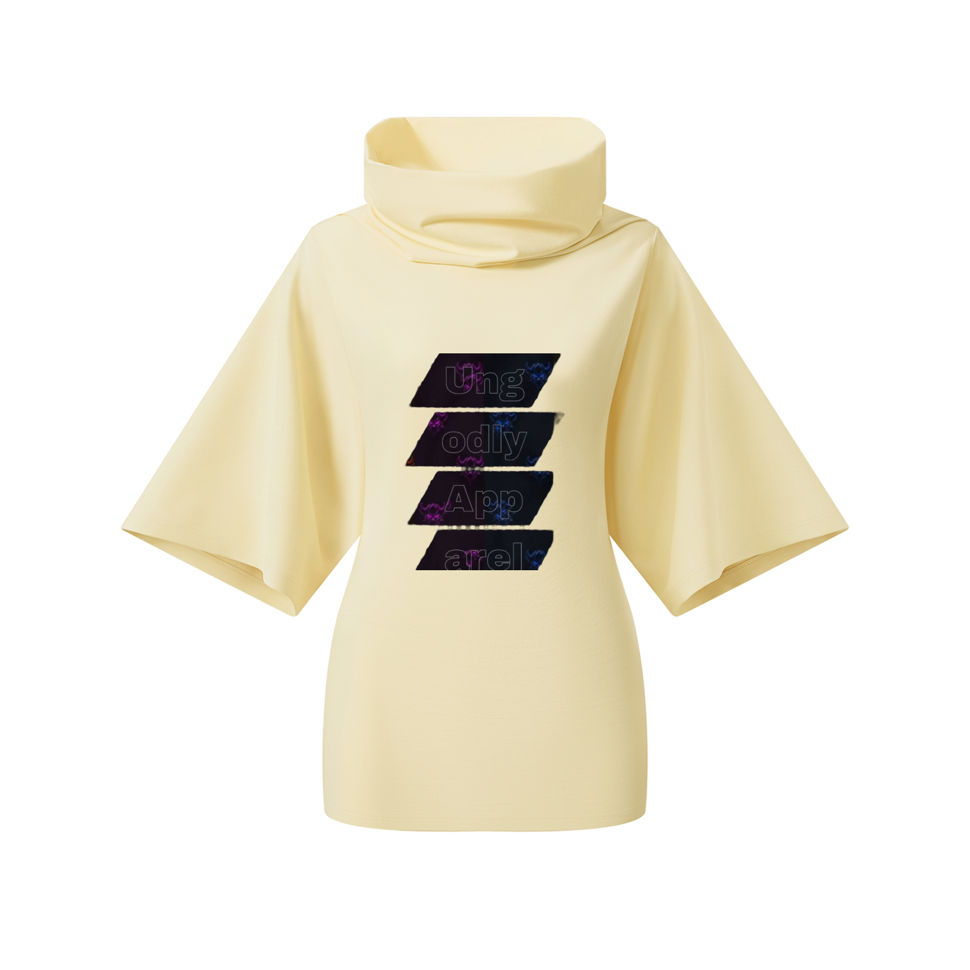 "Ungodly Apparel" Women’s Turtleneck Batwing T-Shirt