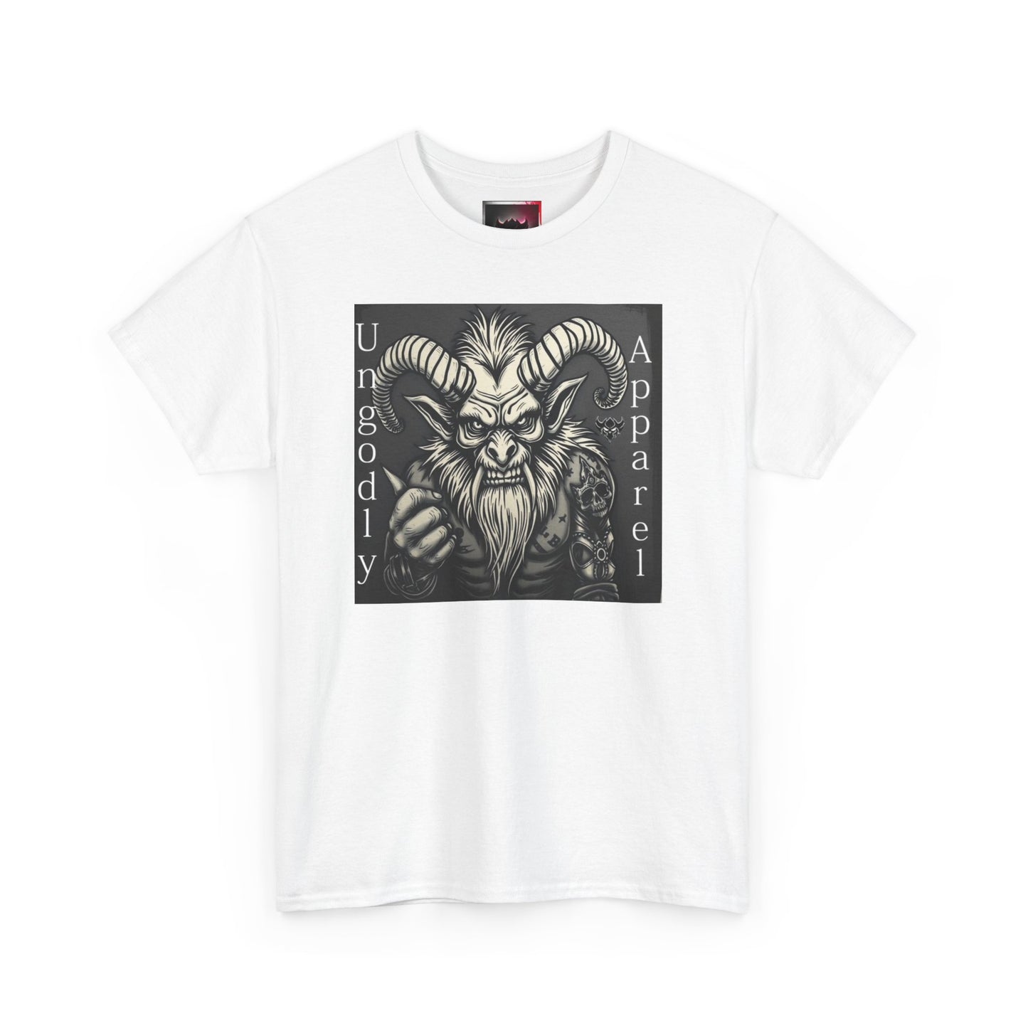 T-Shirt — 'Ungodly Apparel' Krampus Skull Graphic Tee
