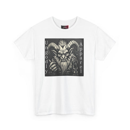 T-Shirt — 'Ungodly Apparel' Krampus Skull Graphic Tee