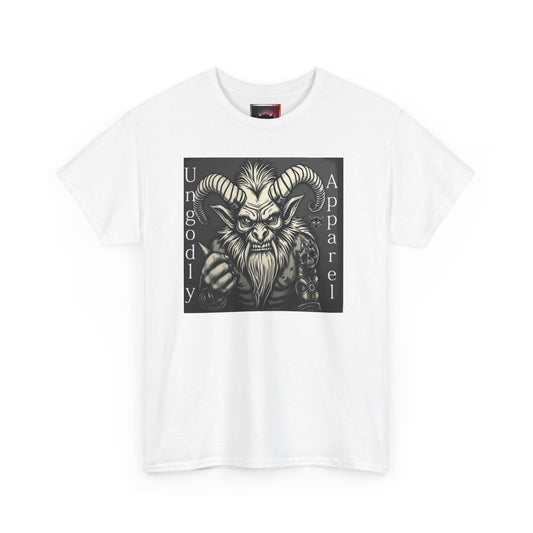 T-Shirt — 'Ungodly Apparel' Krampus Skull Graphic Tee